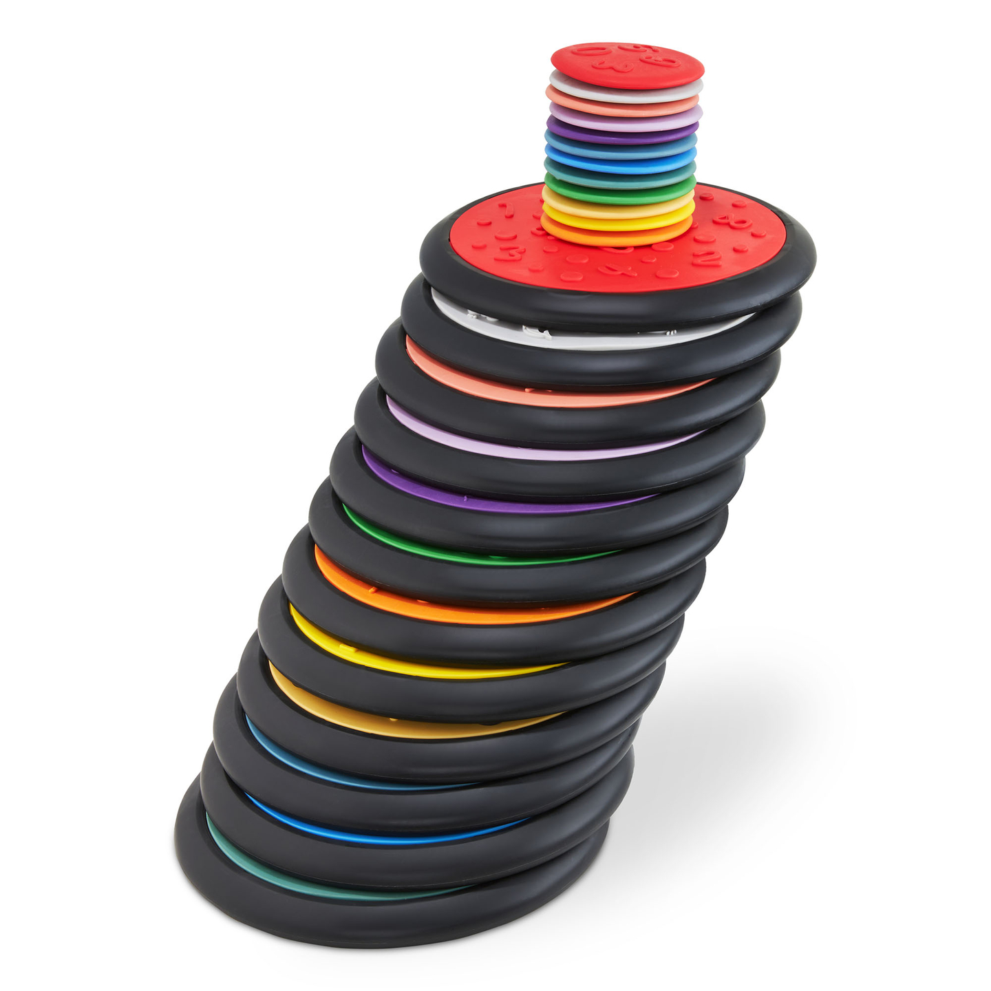 Πολύχρωμοι αισθητηριακοί δίσκοι για παιδιά - 24 τεμάχια