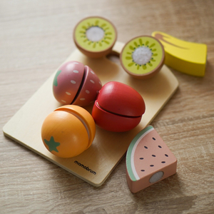 Ξύλινα φρούτα κοπής - σετ