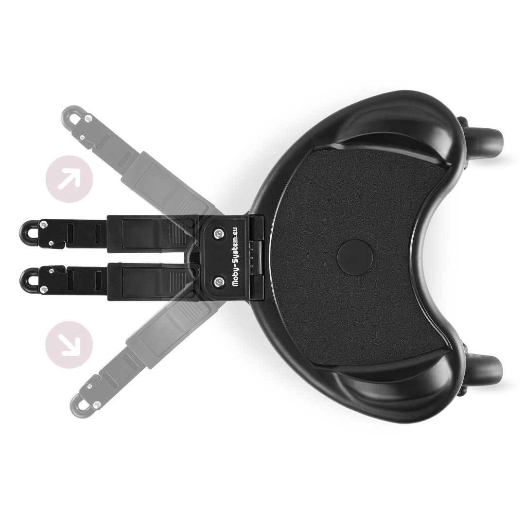 Επέκταση αναπηρικού αμαξιδίου MR BUGGY με κάθισμα - ρόδες LED