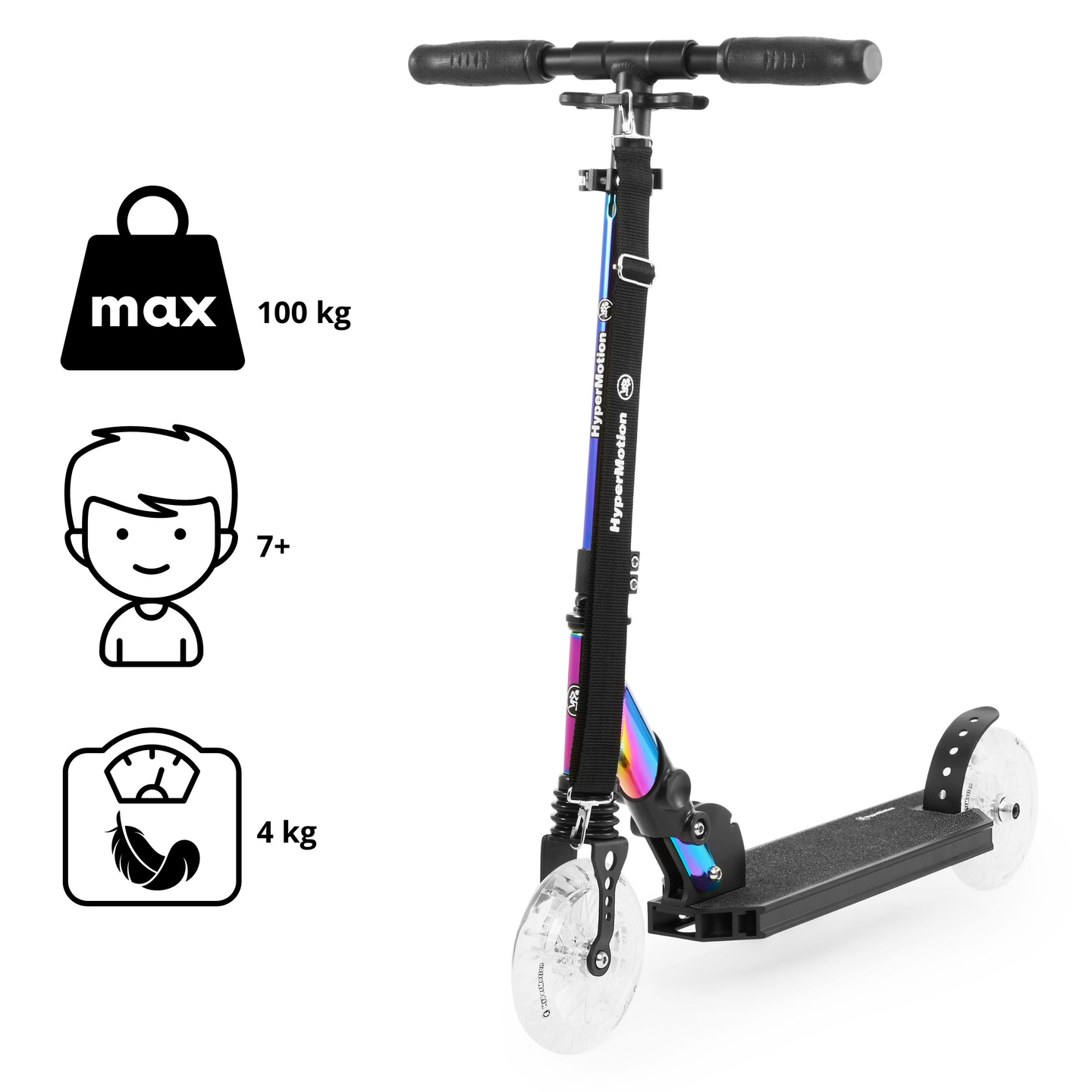 Δίτροχο σκούτερ HOLO MAJESTIC HyperMotion 100kg - πλήρες αλουμίνιο