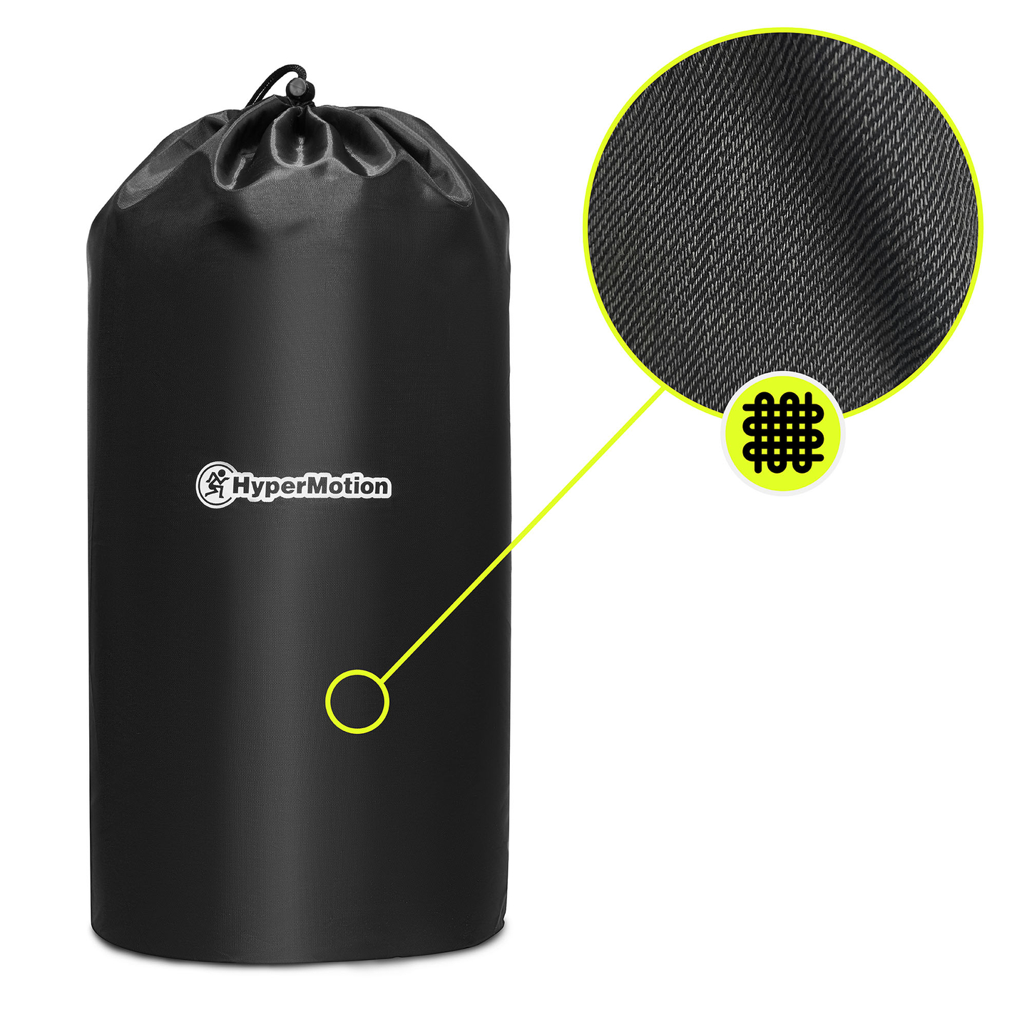 Μεγάλο στρώμα πιεσοθεραπείας με μαξιλάρι και κάλυμμα - 130 cm HyperMotion γκρι και ροζ