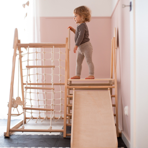 Ξύλινη οικιακή παιδική χαρά XL 5in1