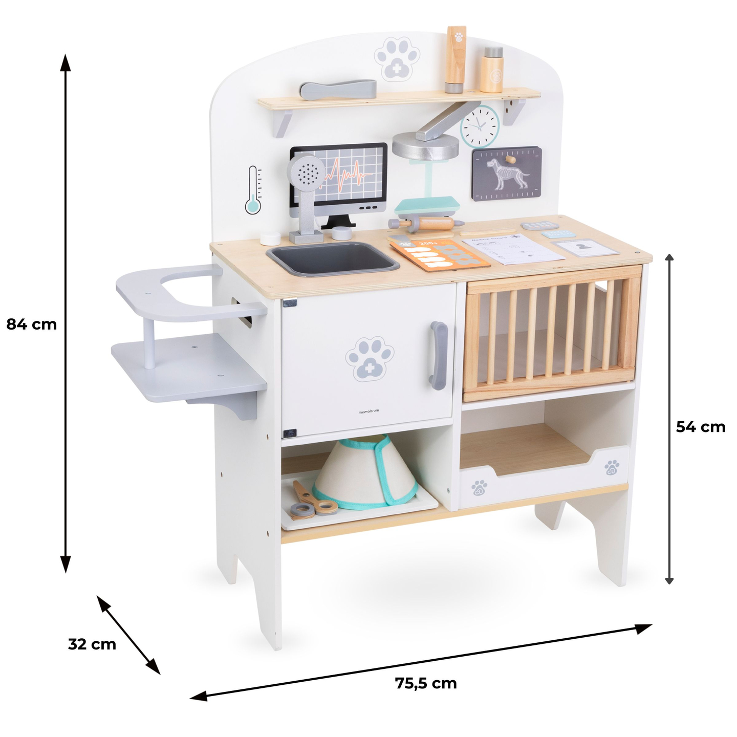 Νοσοκομείο ζώων - ξύλινο σετ