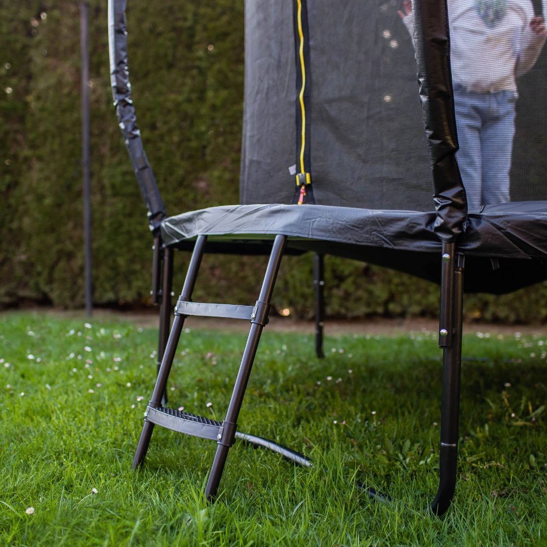 Παιδικό τραμπολίνο κήπου HyperMotion - 244 cm 8FT - με σκάλα και εσωτερικό δίχτυ - για σπίτι και κήπο