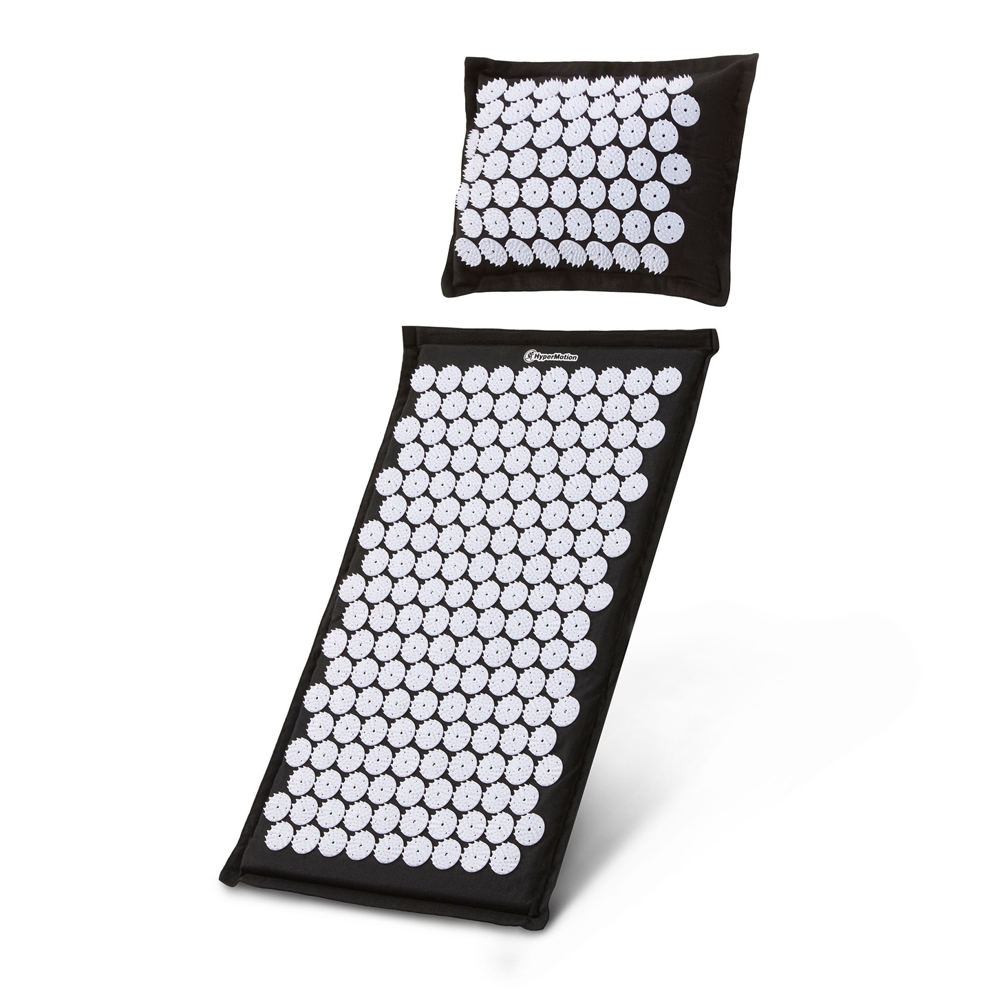 Στρώμα πιεσοθεραπείας από λινό ECO με ίνες καρύδας και μαξιλάρι από φαγόπυρο – HyperMotion 68 cm, ασπρόμαυρο