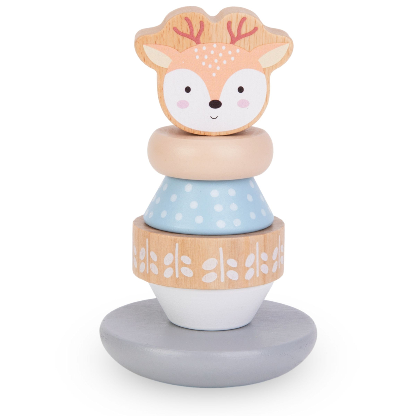 Σετ ξύλινων παιχνιδιών - πολύχρωμη διαπλοκή, πυραμίδα Deer, sorter Penguin