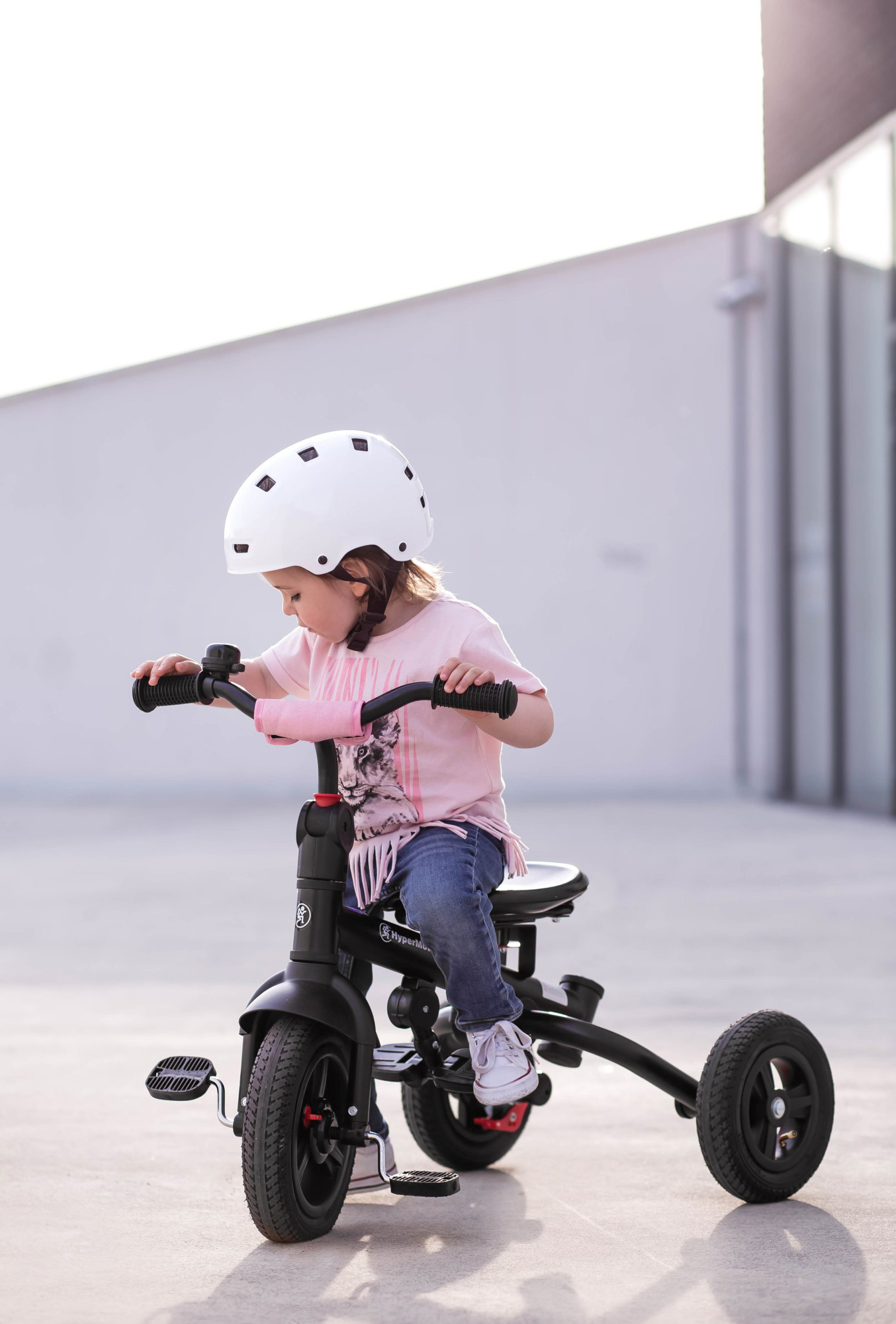 Tobi Velar τρίκυκλο + μεμβράνη βροχής - ροζ