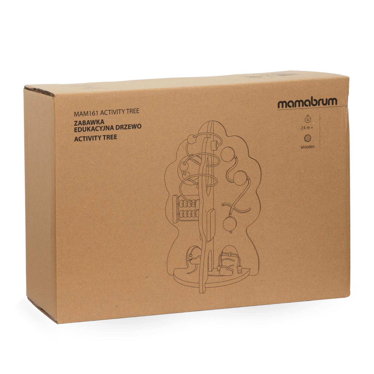 Ξύλινο εκπαιδευτικό παιχνίδι 10 σε 1 - πολυλειτουργικό δέντρο