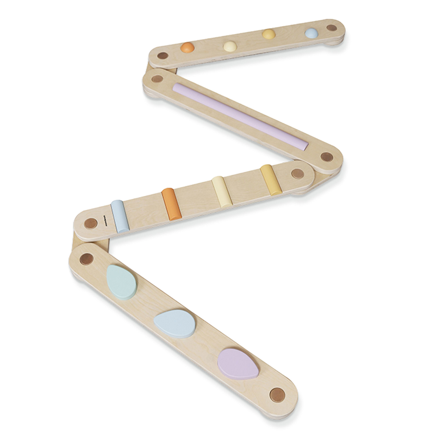 Μεγάλο ξύλινο αισθητηριακό μονοπάτι - πίστα ισορροπίας - 9 στοιχεία