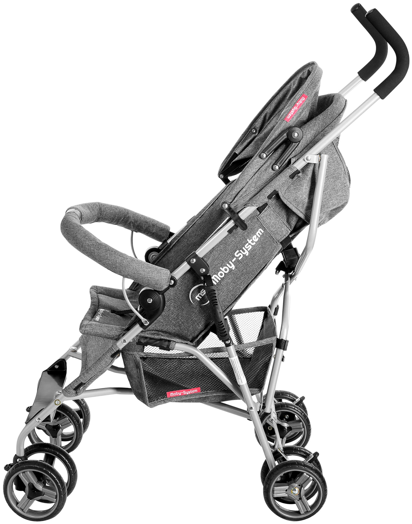 Ελαφρύ καροτσάκι, Moby-System Barton χρώμα: γκρι