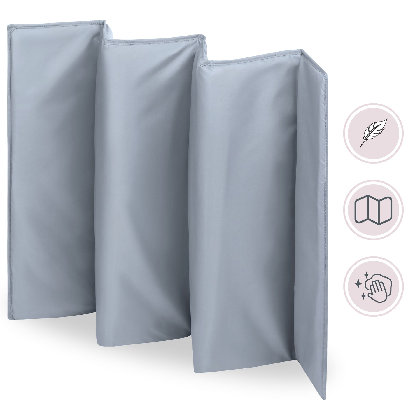 Κούνια ταξιδιού / παρκοκρέβατο 2 επιπέδων με αλλαξιέρα, οροφή και στρώμα Happy Traveller BASIC PLUS - γκρι