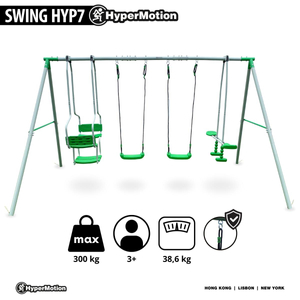 Σετ κούνιας 6 ατόμων για παιδιά - παιδική χαρά στον κήπο