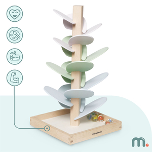 Ξύλινο culodrome - δέντρο ήχου με μπάλες