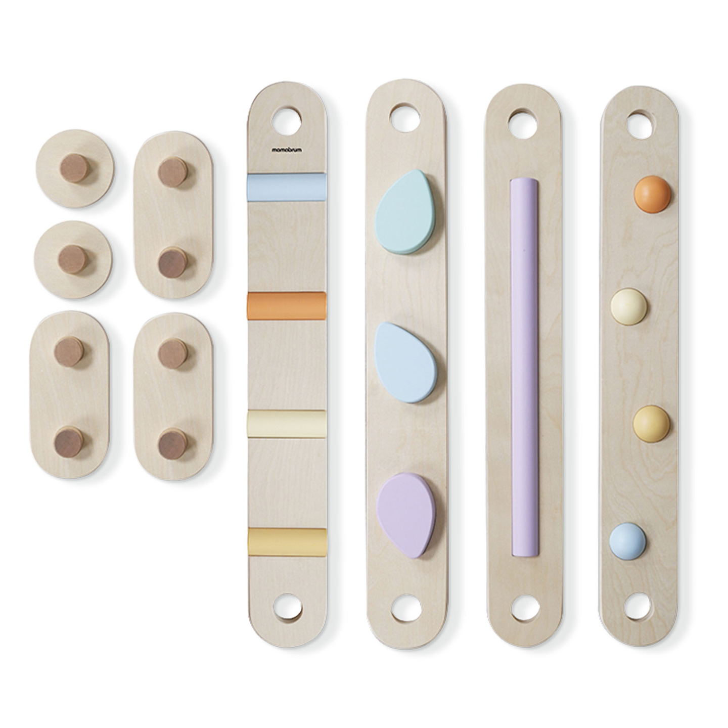 Μεγάλο ξύλινο αισθητηριακό μονοπάτι - πίστα ισορροπίας - 9 στοιχεία