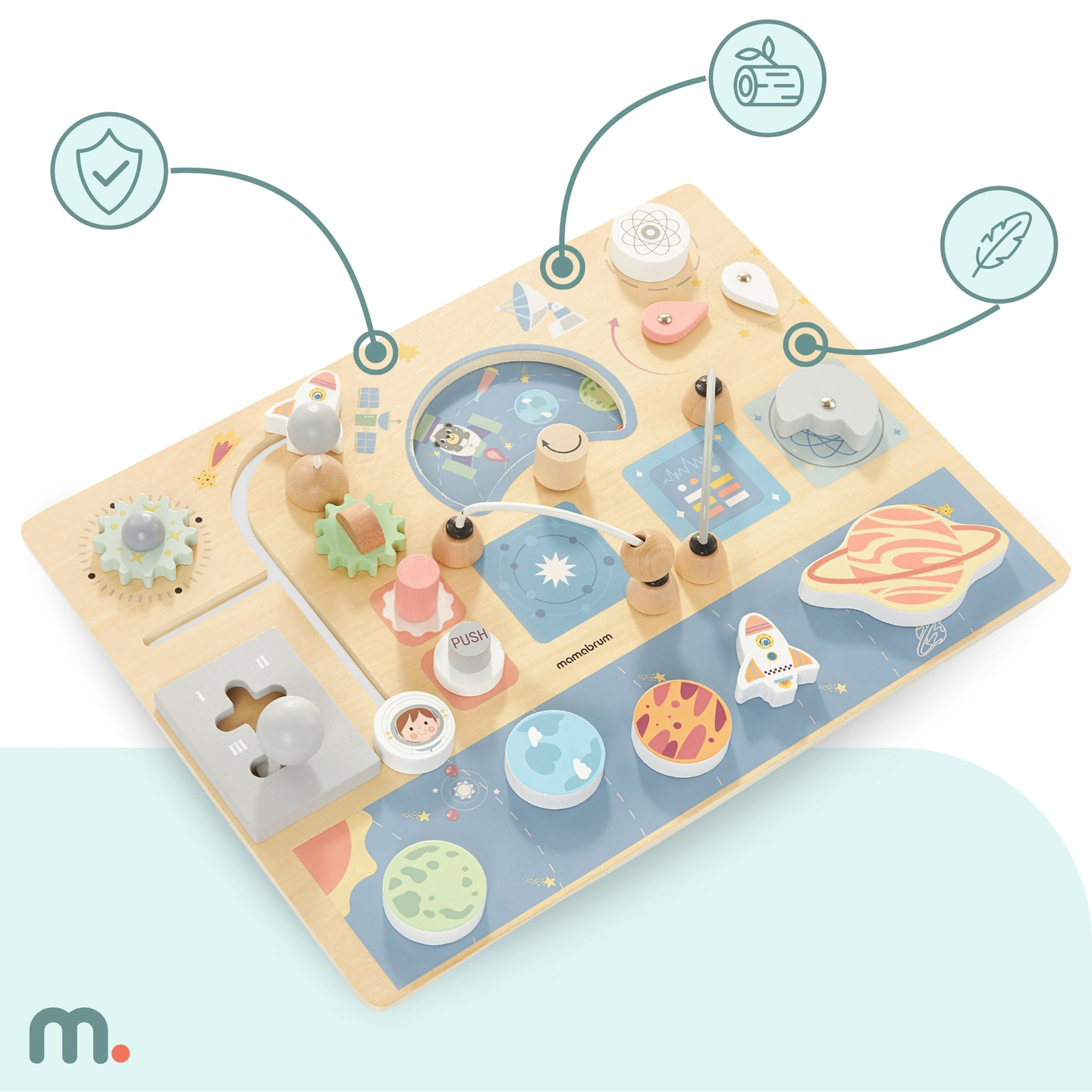 Ξύλινη σανίδα χειρισμού - Cosmos