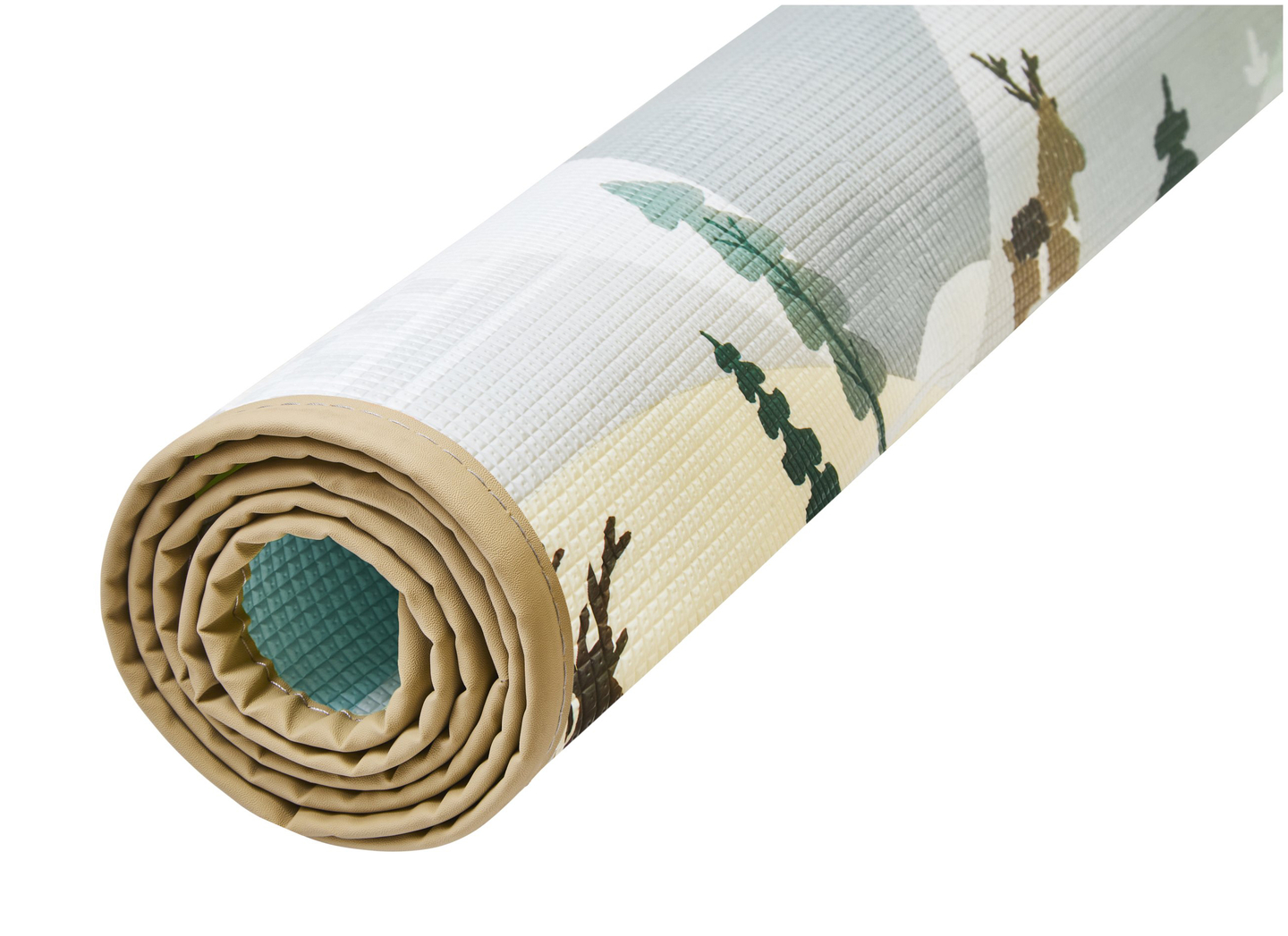 Στρώμα αφρού διπλής όψης - παραμυθένια / χειμερινή πόλη