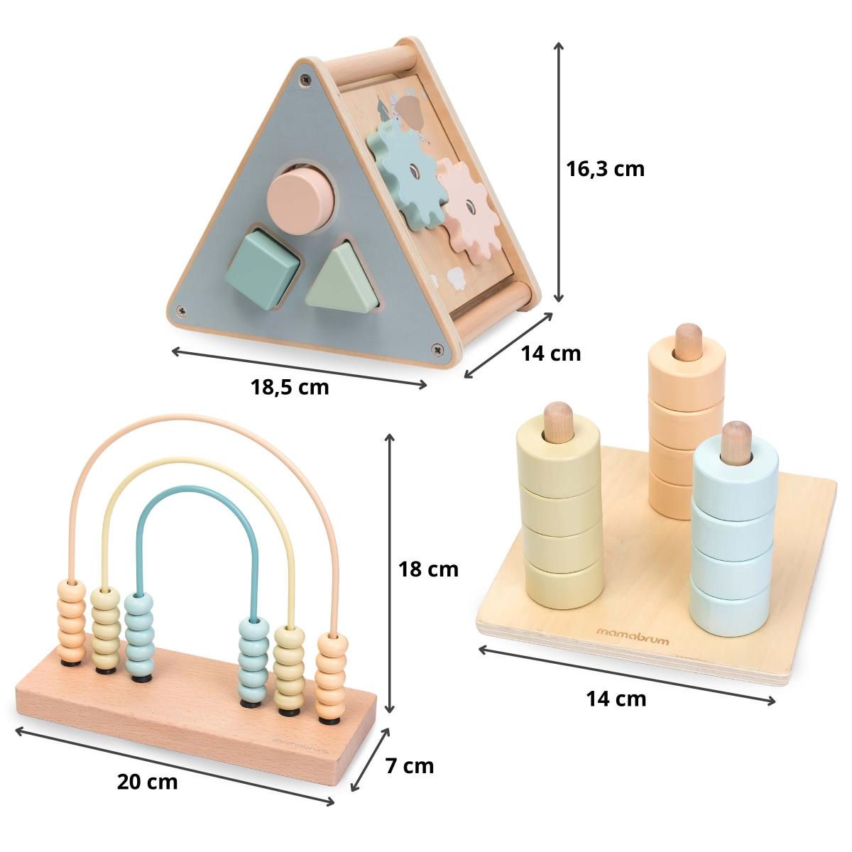 Σετ παιχνιδιών Montessori για παιδιά 2-3 ετών