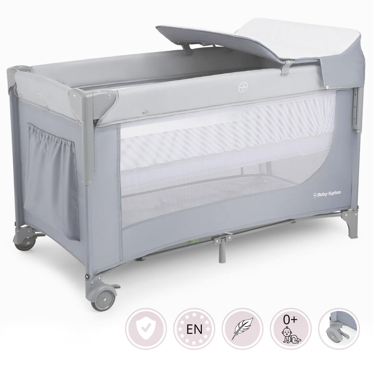 Κούνια 3 σε 1 με αλλαξιέρα, στρώμα και τσάντα μεταφοράς