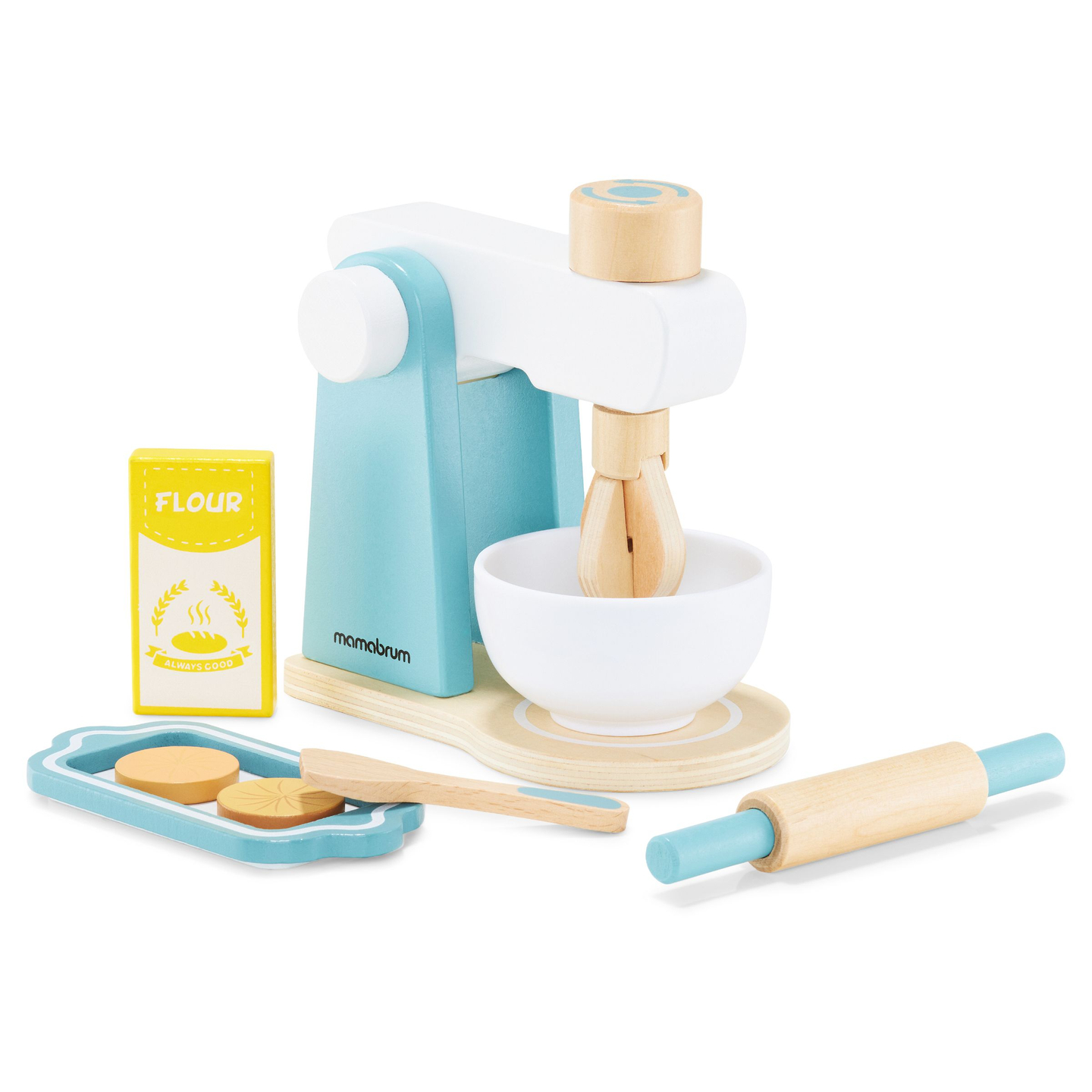 Ξύλινο μίξερ με αξεσουάρ