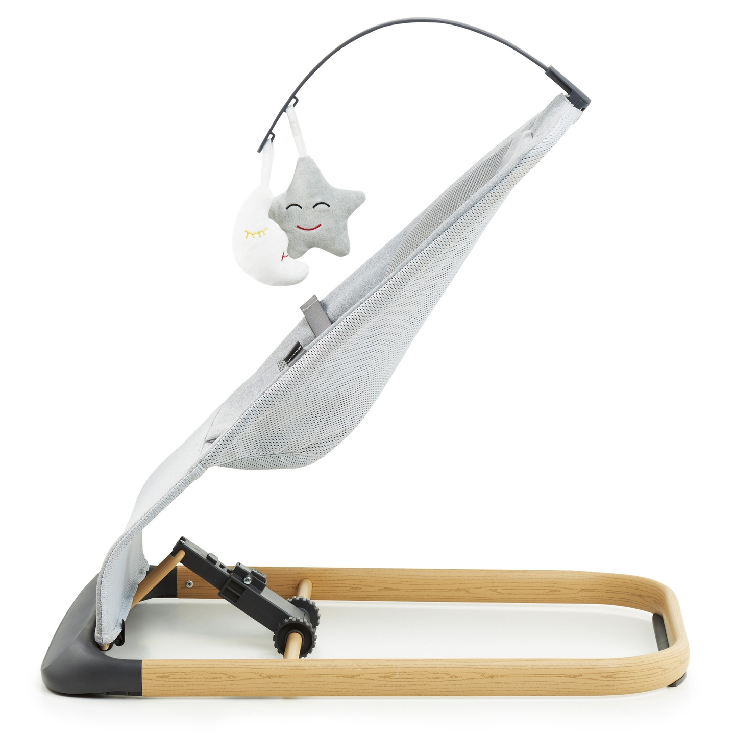 Καρέκλα κουνιστή 2 σε 1 Moby-System LILY - γκρι