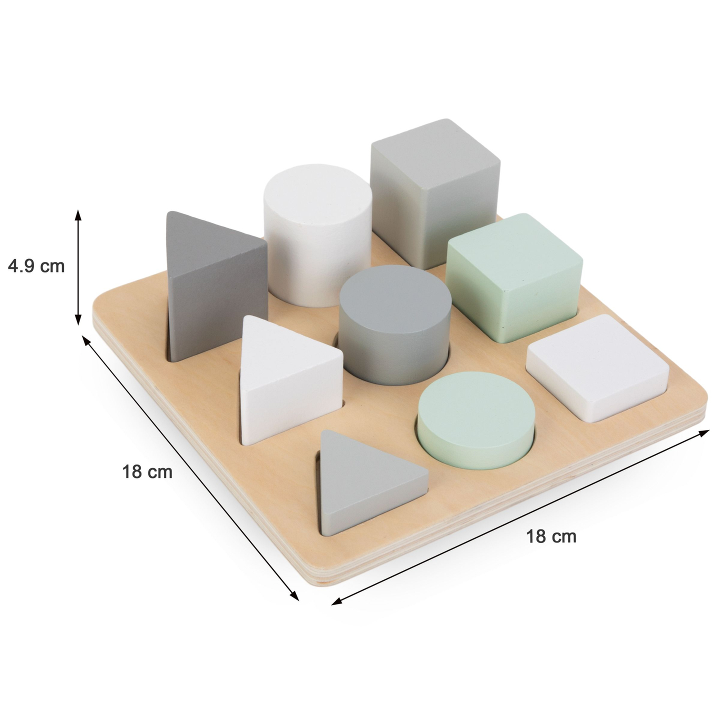 Ξύλινο παζλ - Διαλογέας - Τρεις φιγούρες