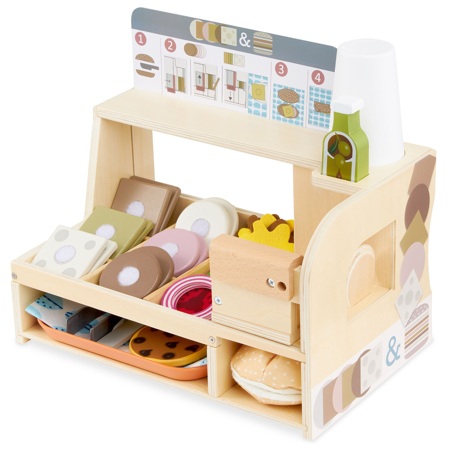 Ξύλινο μπαρ σάντουιτς - εστιατόριο