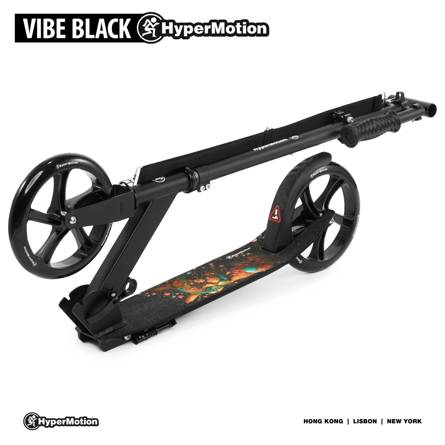 Δίτροχο σκούτερ πόλης VIBE Black HyperMotion - 100kg