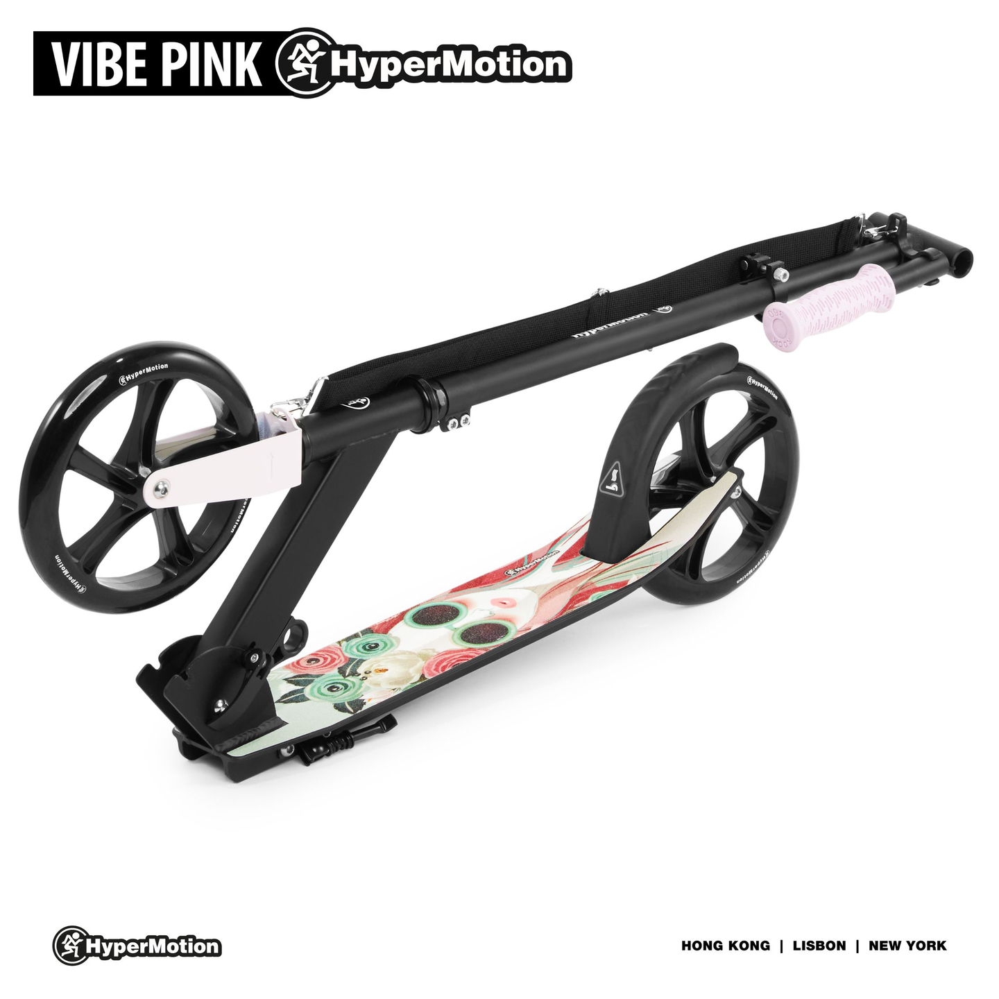 Δίτροχο σκούτερ πόλης VIBE Pink HyperMotion - 100 κιλά
