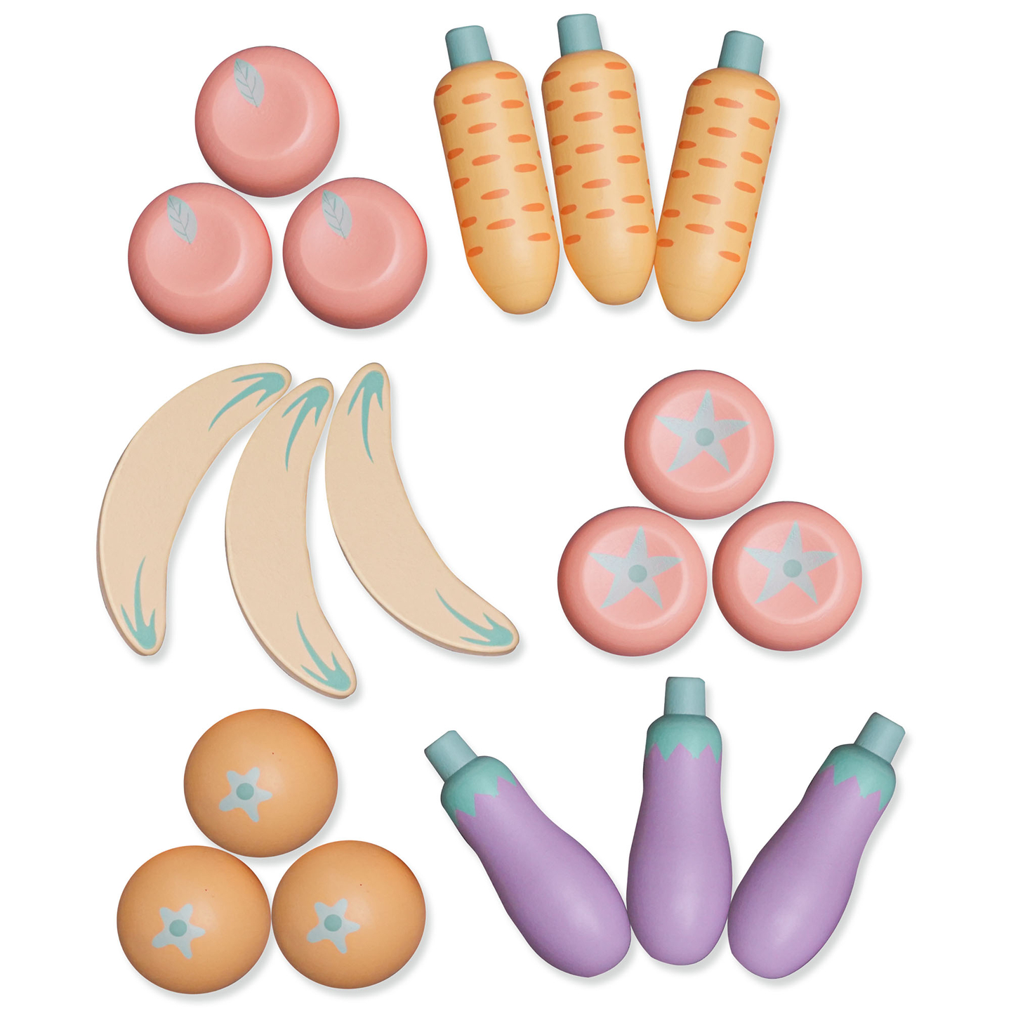 Μεγάλο ξύλινο κατάστημα XXXL για παιδιά με fast food bar - Γωνιακό κατάστημα + Καφετιέρα + Φούρνος + Ψυγείο - 106 ac.