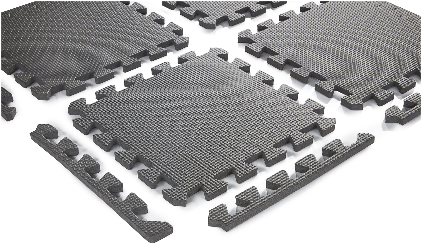 Αφρώδες παζλ 12 τεμαχίων. - εκπαιδευτικό στρώμα αφρού 120 x 90 x 1.2cm με μπορντούρα - ροζ