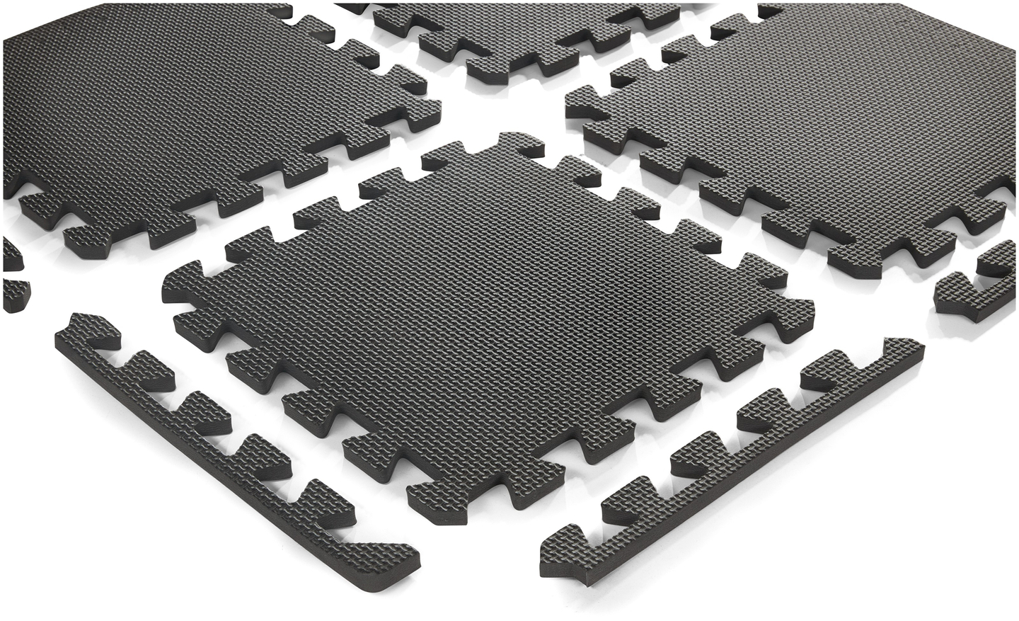 Αφρώδες παζλ 12 τεμαχίων. - εκπαιδευτικό στρώμα αφρού 120 x 90 x 1.2cm με μπορντούρα - γκρι