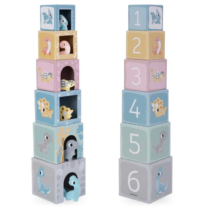 Πύργος διαλογής με φιγούρες Δεινόσαυροι