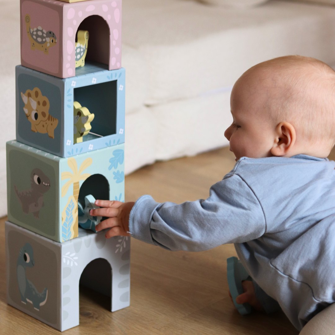 Πύργος διαλογής με φιγούρες Δεινόσαυροι