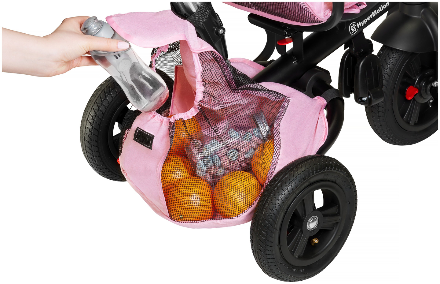 Tobi Velar τρίκυκλο + μεμβράνη βροχής - ροζ