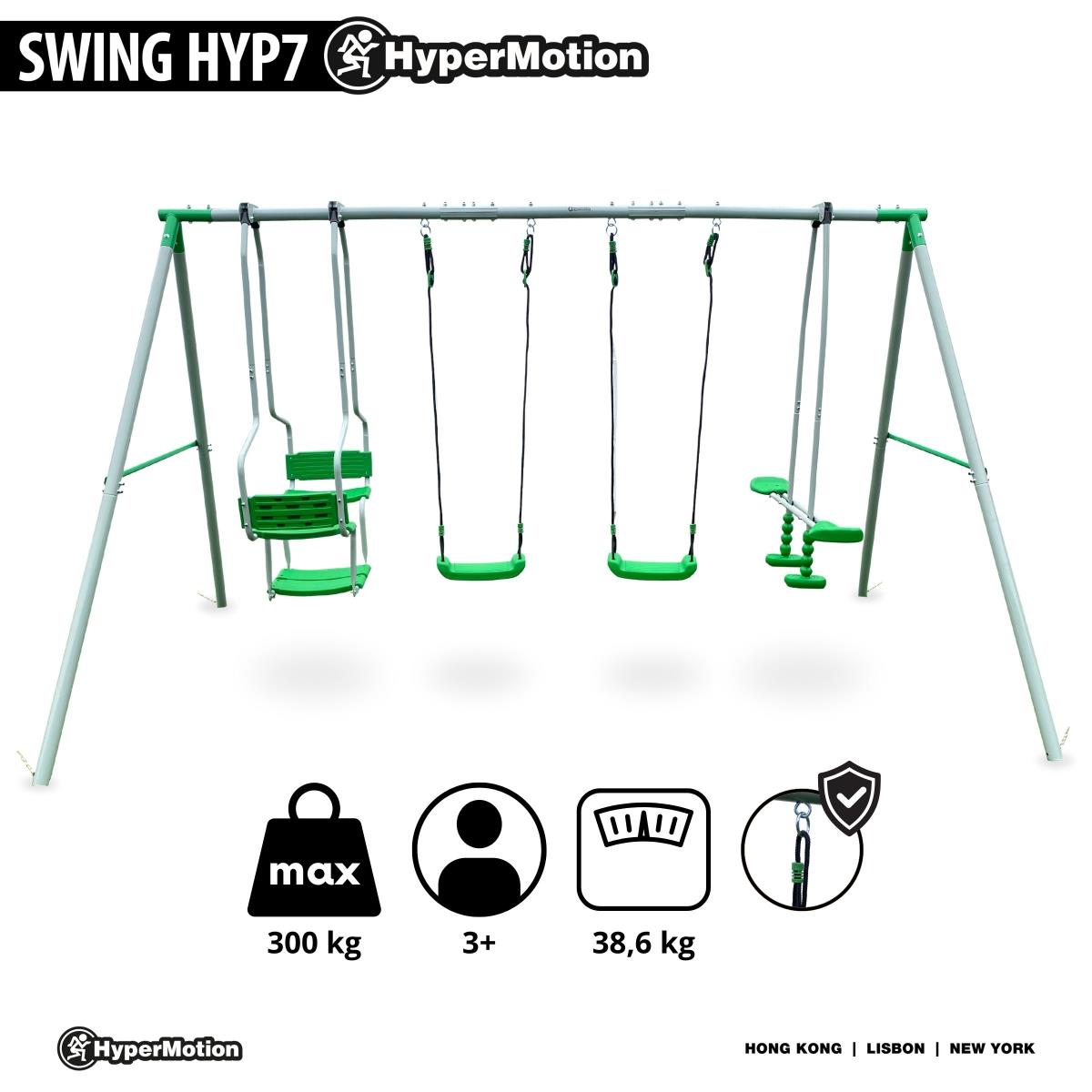 Σετ κούνιας 6 ατόμων για παιδιά - παιδική χαρά στον κήπο