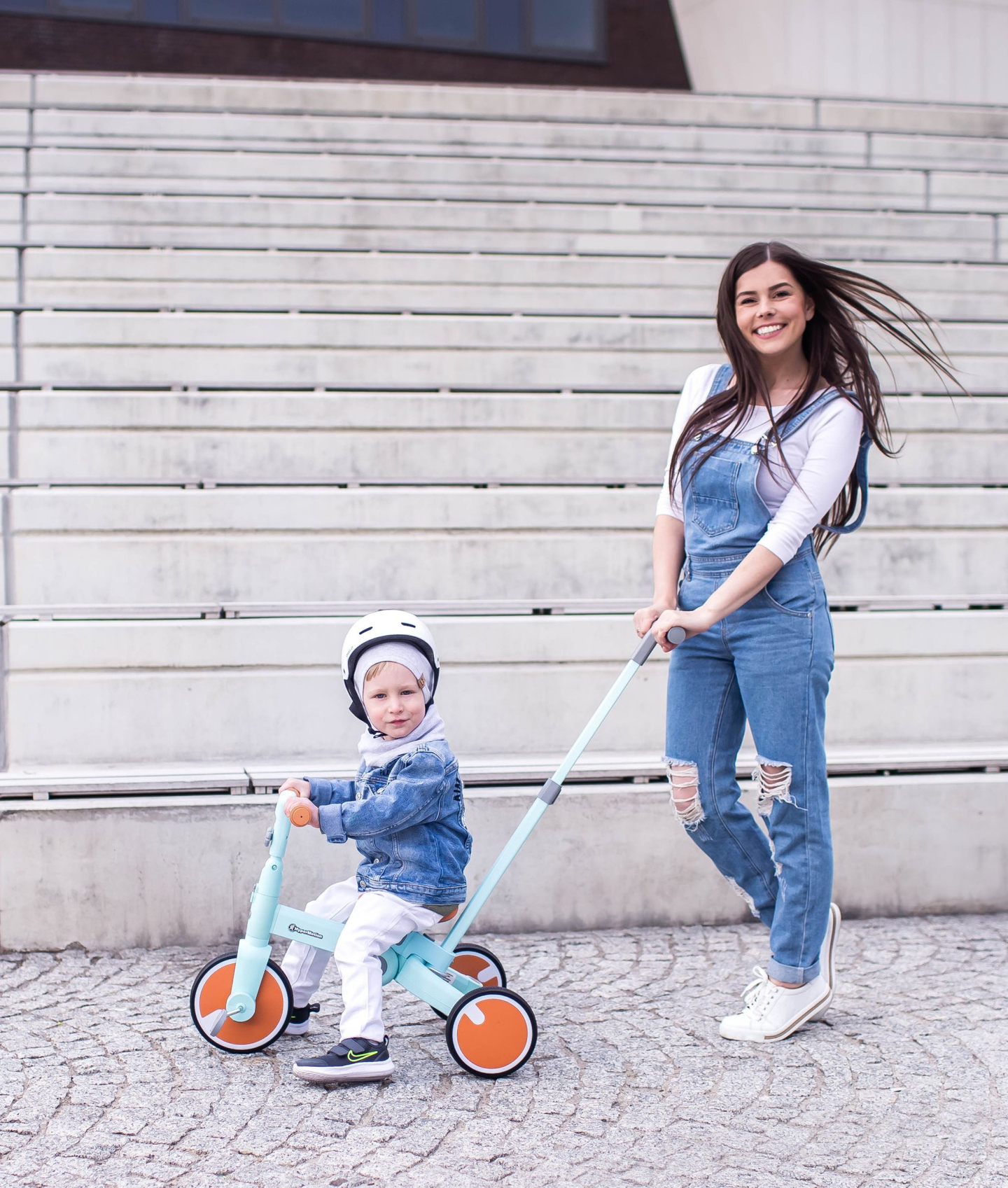 Παιδικό τρίκυκλο, ποδήλατο cross country, καροτσάκι - 5 σε 1 από την HyperMotion