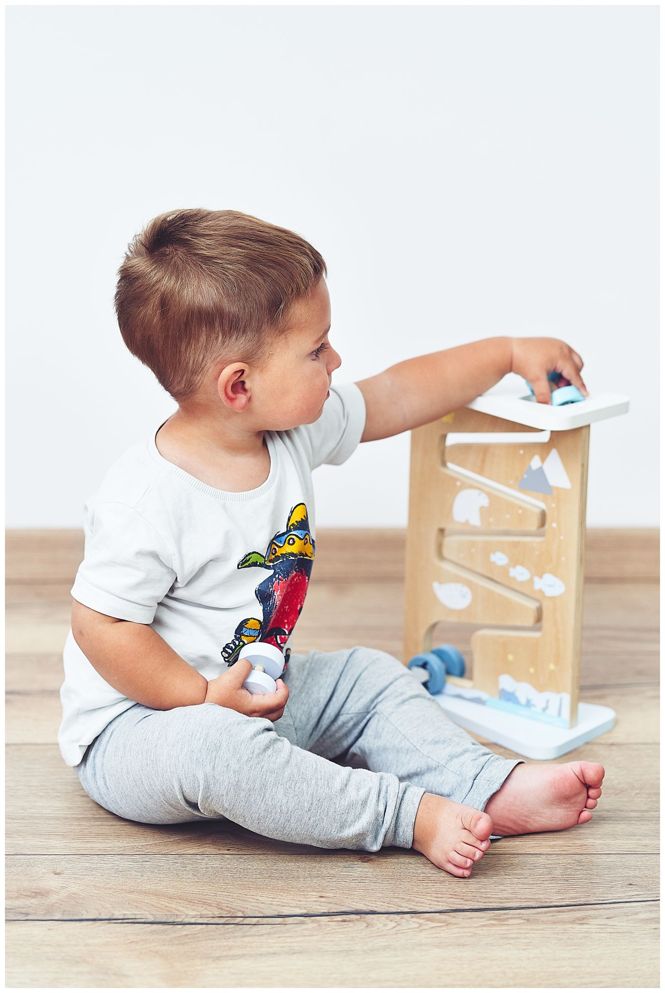 Ξύλινη σανίδα αισθητηριακού χειρισμού δύο όψεων