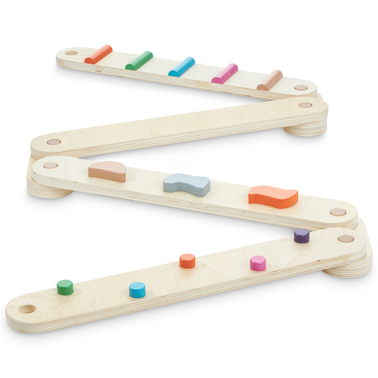 Ξύλινη πίστα ισορροπίας - αισθητηριακό μονοπάτι - 14 στοιχεία