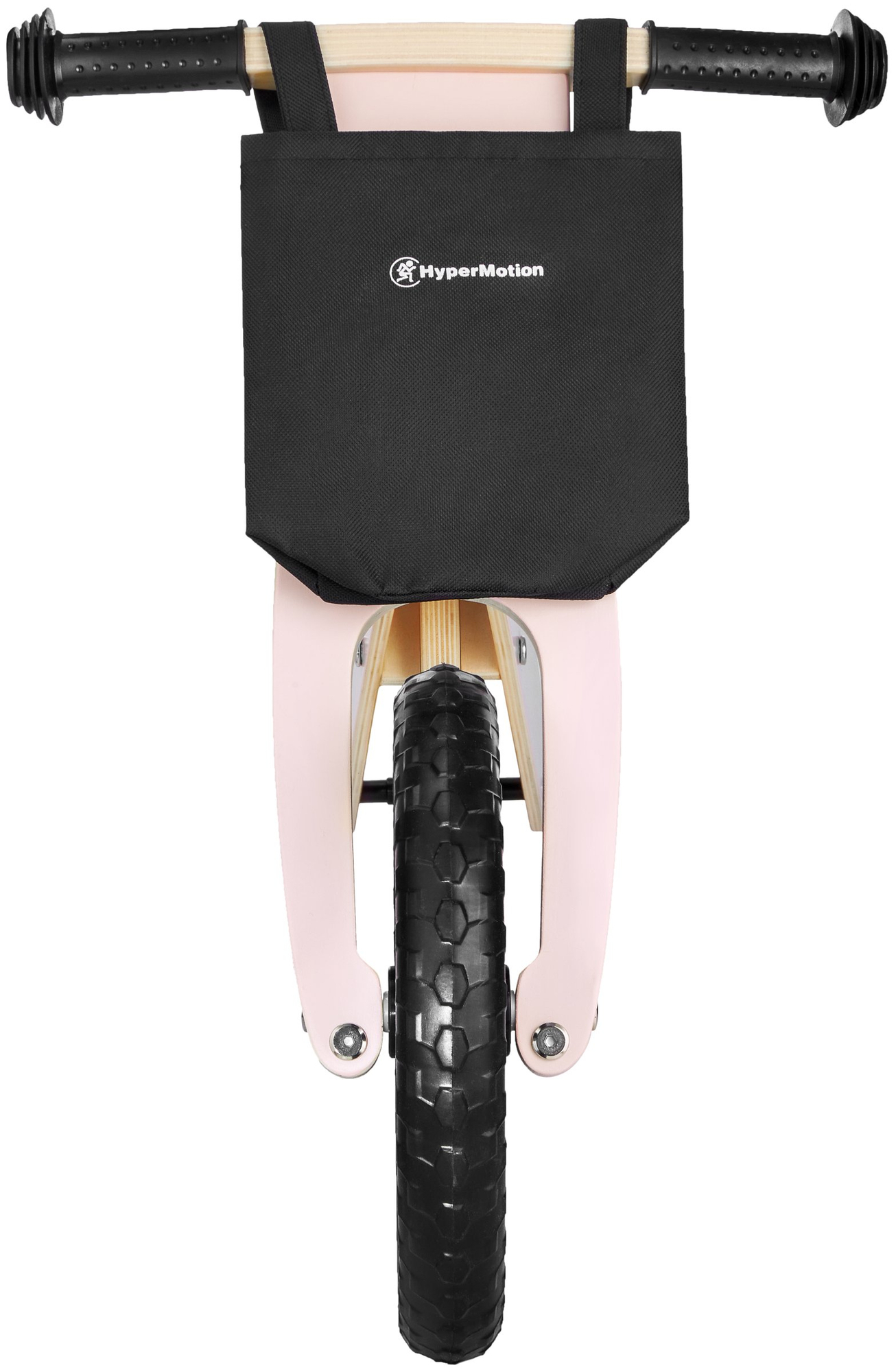 HyperMotion LEXI ξύλινο ποδήλατο τζόκινγκ - ρόδες από αφρό, εξαιρετικά ελαφρύ - ροζ