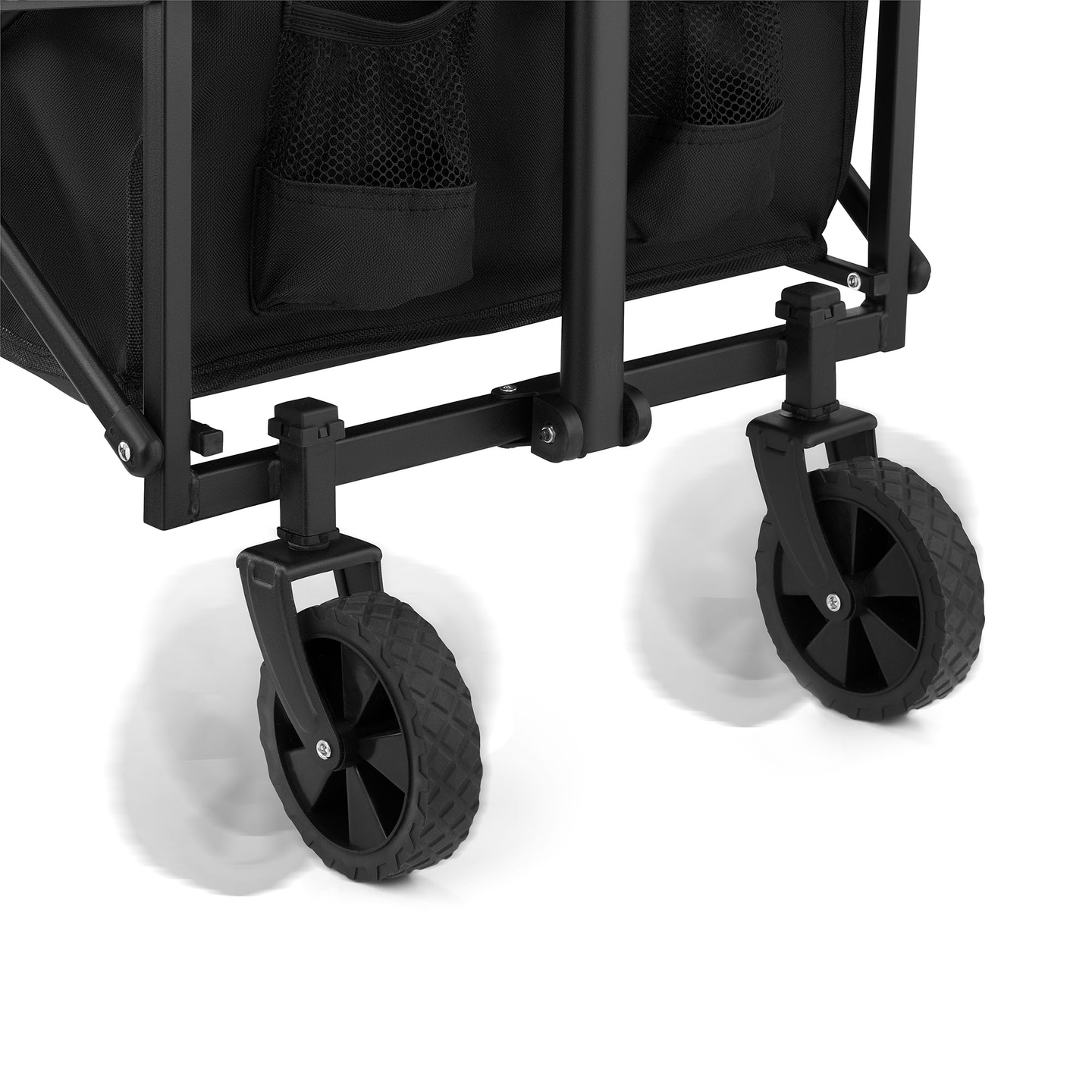 HyperMotion πτυσσόμενο αναπηρικό αμαξίδιο παραλίας - μαύρο, 80 kg