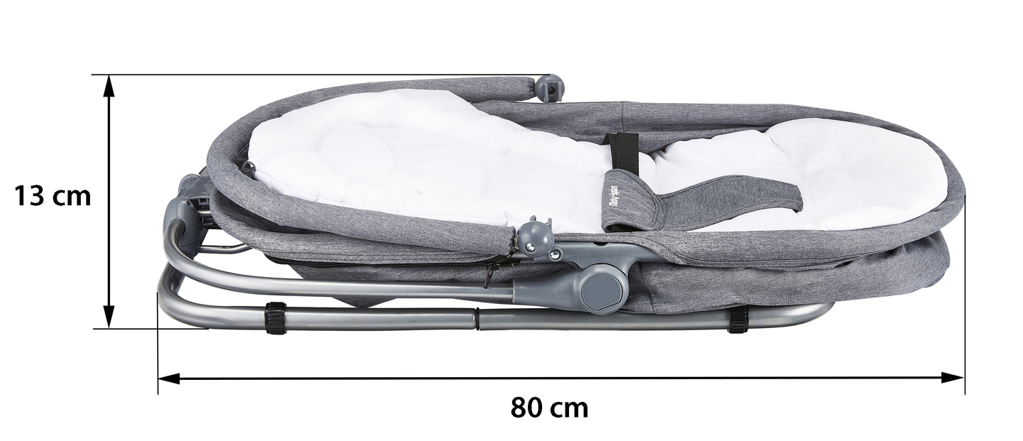 Ξαπλώστρα + Κάθισμα πλευστότητας + Κούνια 3 σε 1 - Moby-System MILA