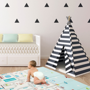 Στρώμα αφρού διπλής όψης XXL - αναδιπλούμενο 1 CM (βουνό και δρόμος)