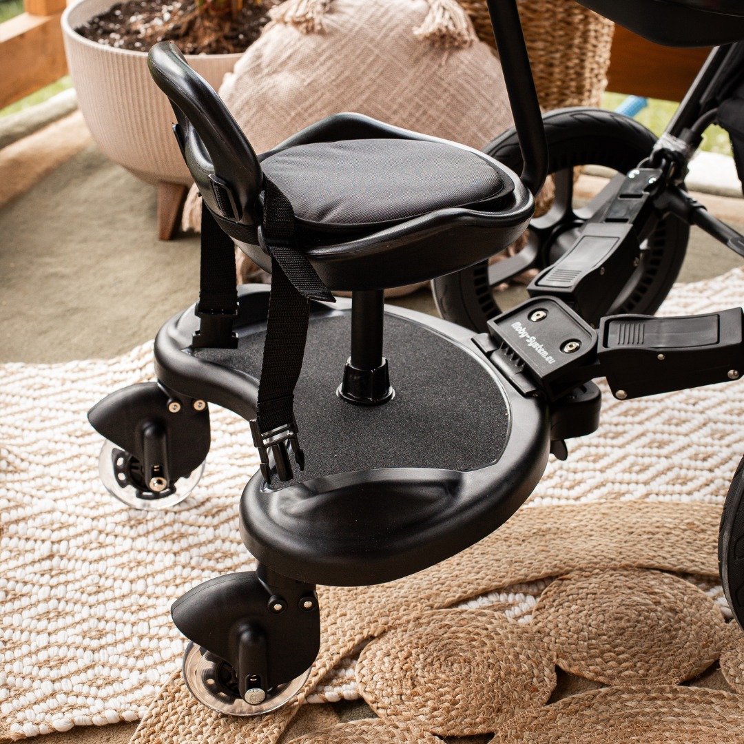 Επέκταση αναπηρικού αμαξιδίου MR BUGGY με κάθισμα - ρόδες LED