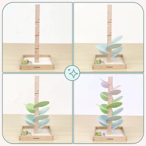 Ξύλινο culodrome - δέντρο ήχου με μπάλες