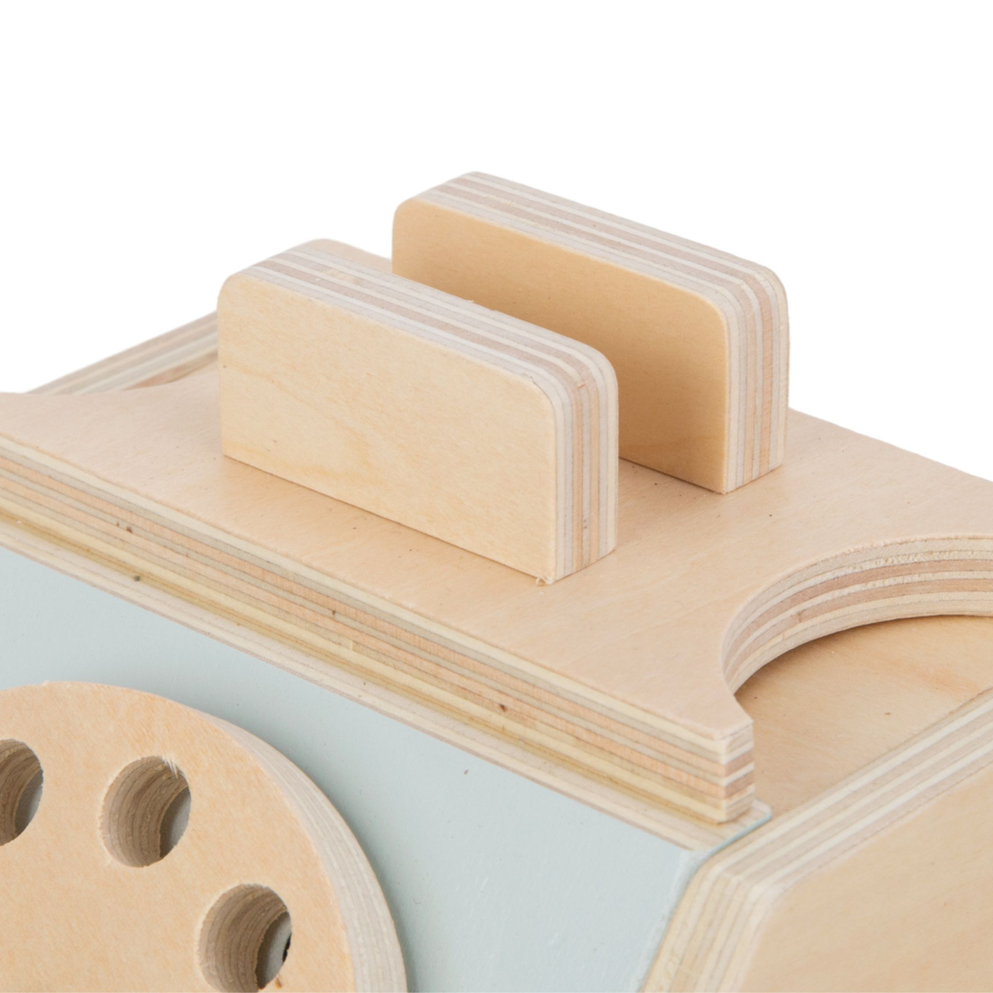 Ρετρό ξύλινο τηλέφωνο - μέντα