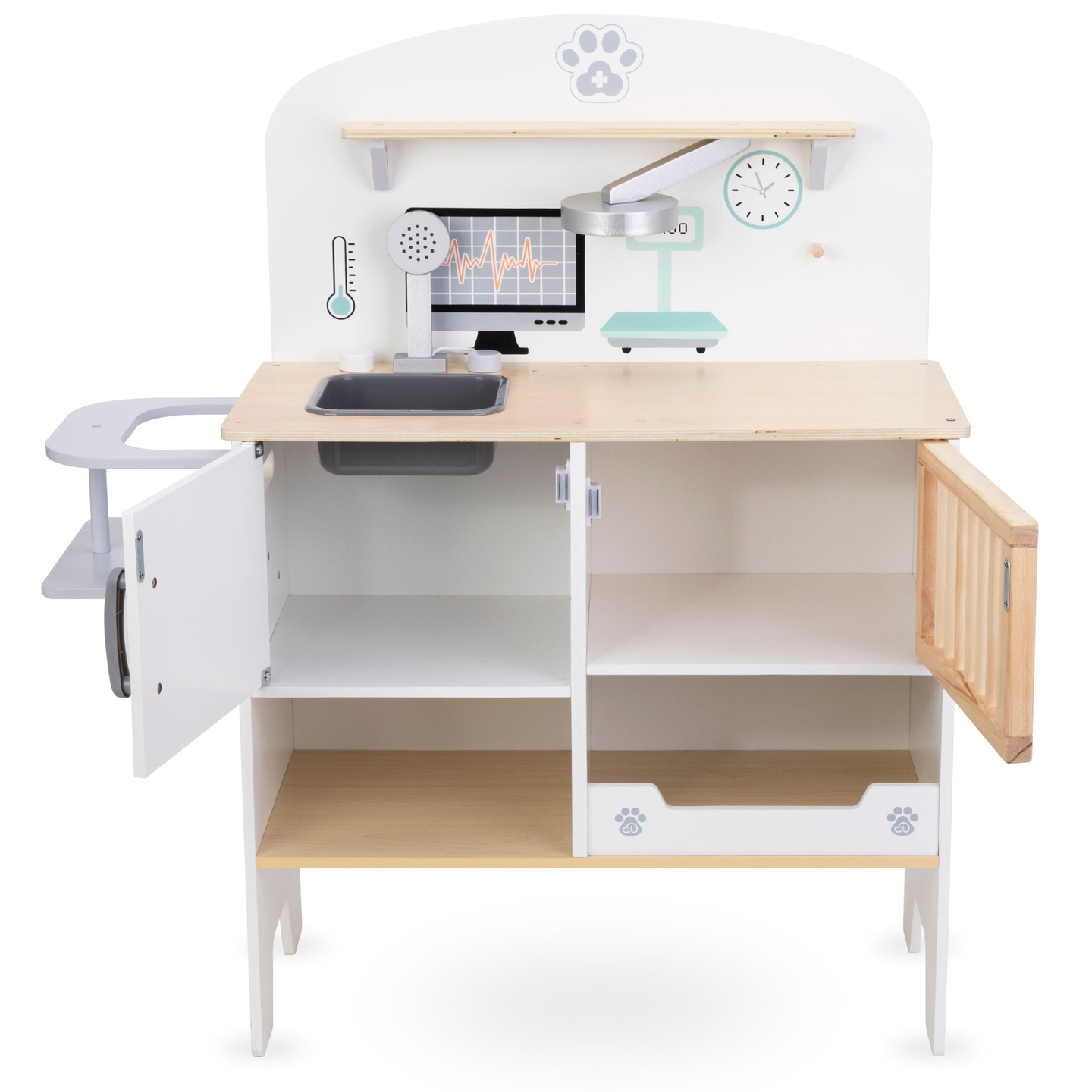 Νοσοκομείο ζώων - ξύλινο σετ