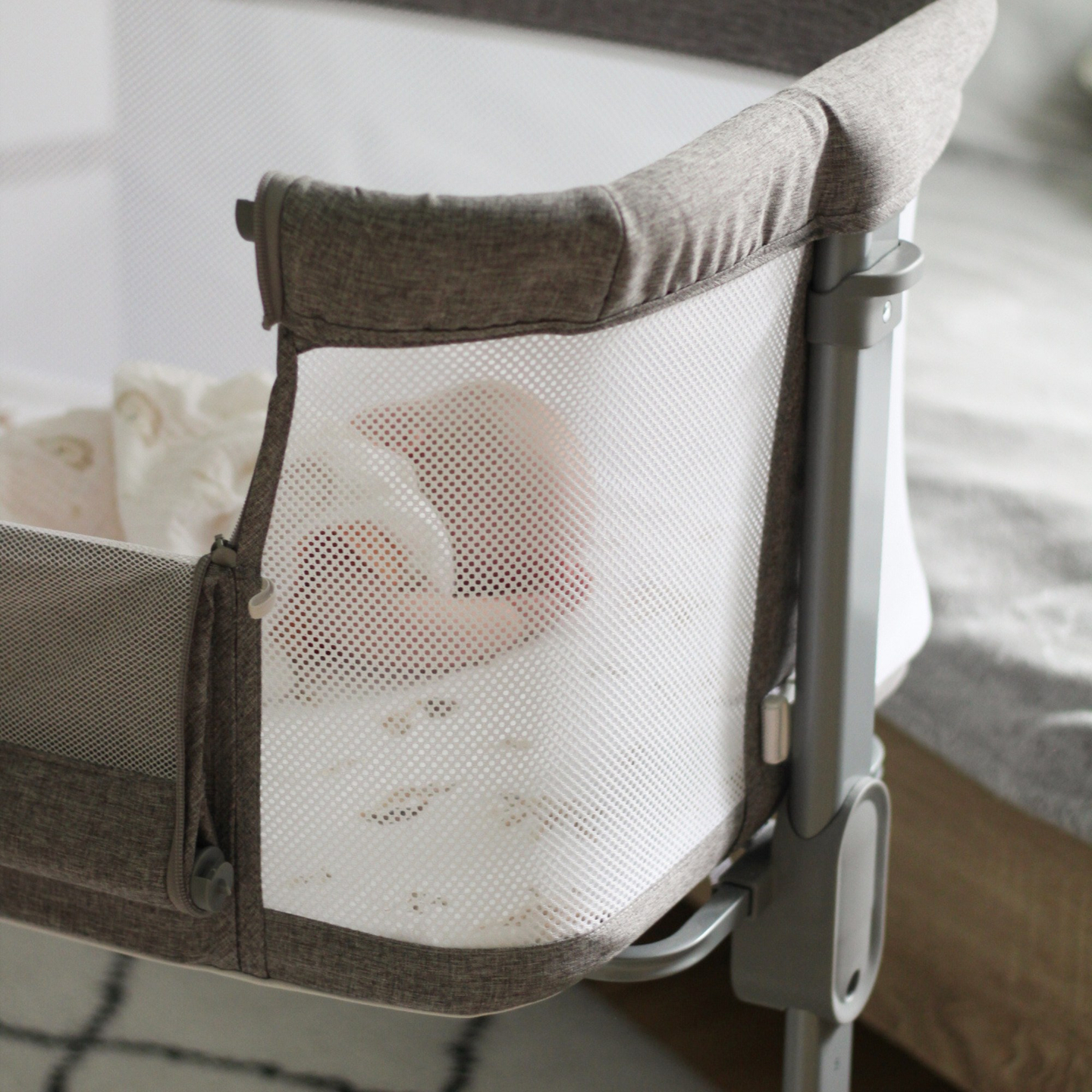 Επέκταση κρεβατιού Moby-System LUNA 3in1 - γκρι