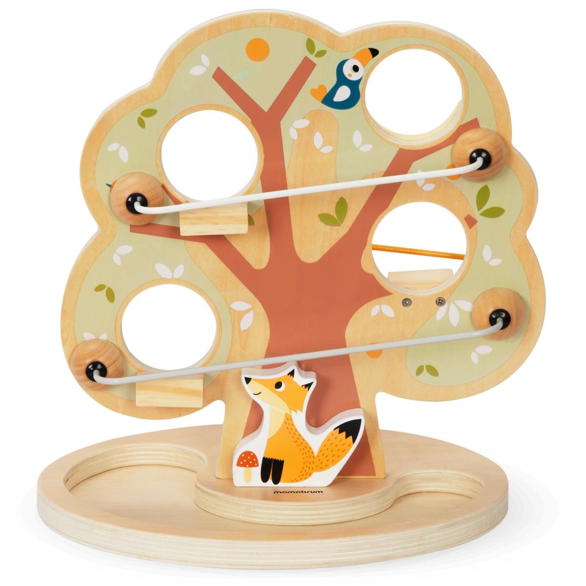 Ξύλινη πίστα με μπάλα - Πράσινο δέντρο