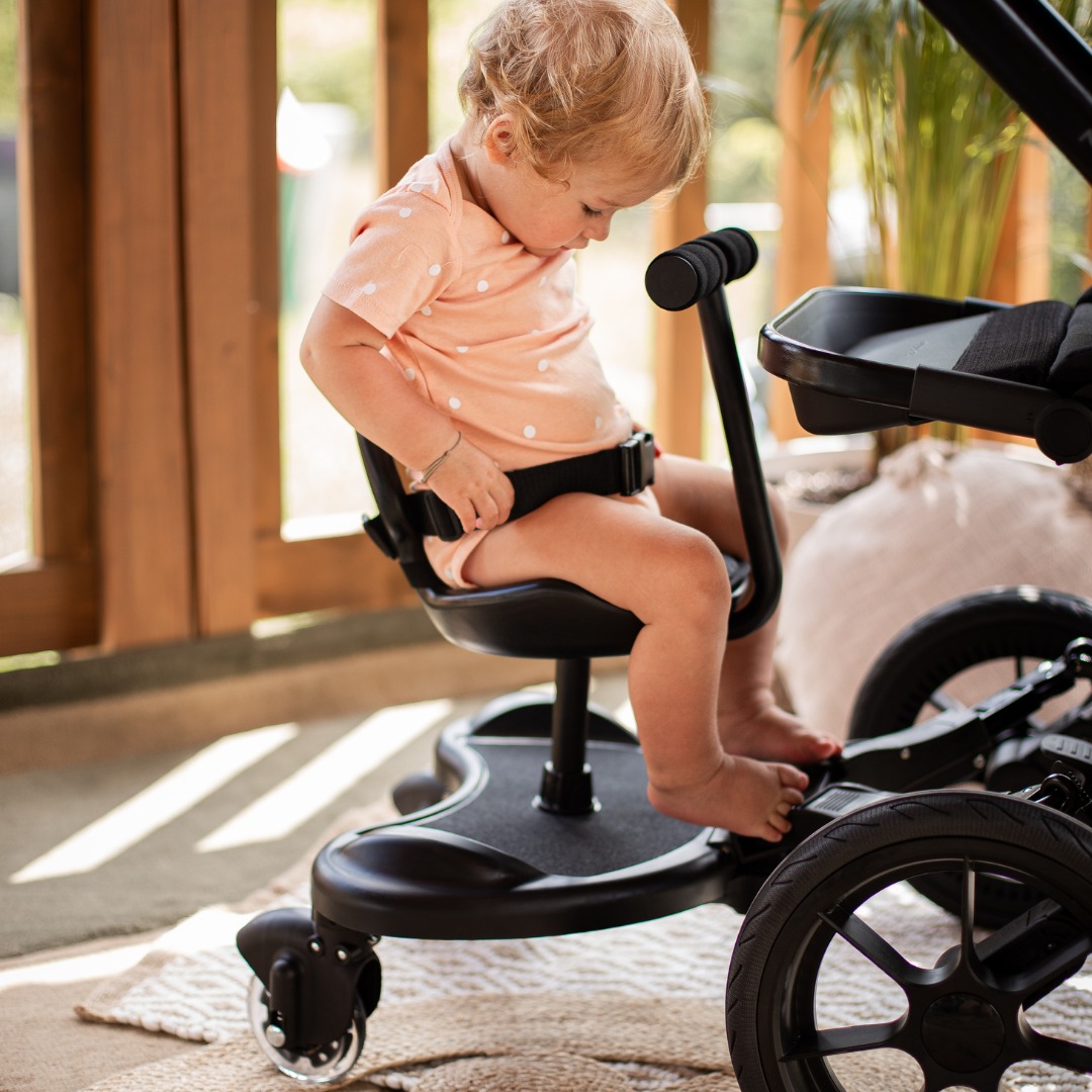 Επέκταση αναπηρικού αμαξιδίου MR BUGGY με κάθισμα - ρόδες LED