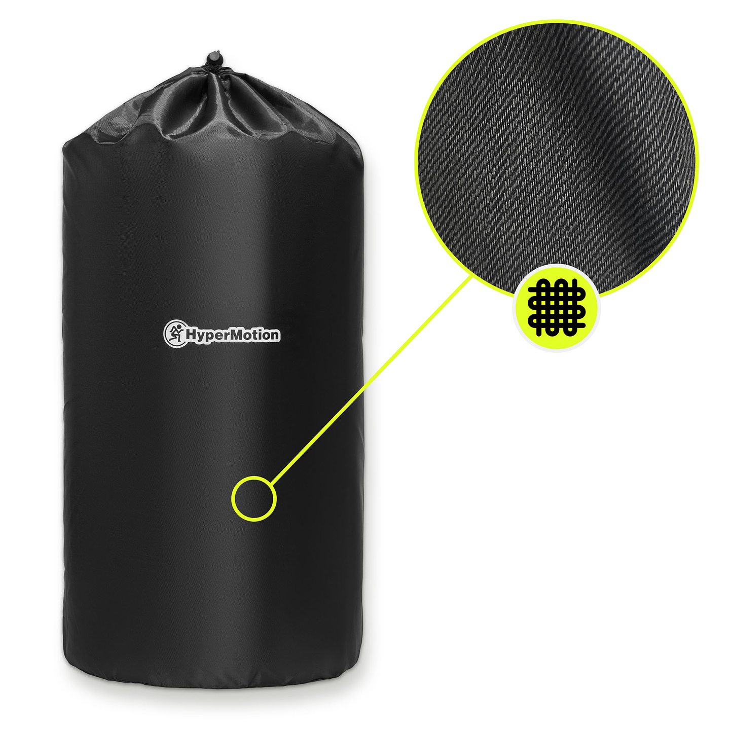 Στρώμα πιεσοθεραπείας με μαξιλάρι και κάλυμμα - 72 cm HyperMotion ασπρόμαυρο